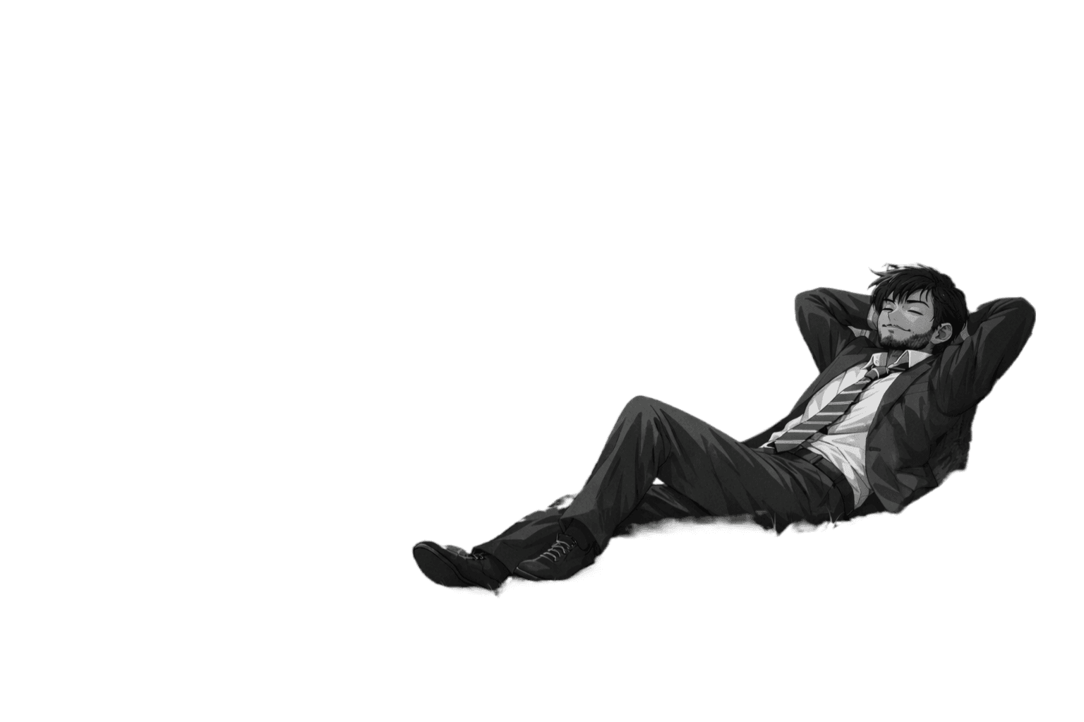 Resting on the scroll